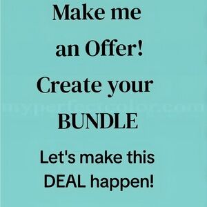 Feel free to make me an offer!!!! I want you to have the item(s) you want!💕💕💕